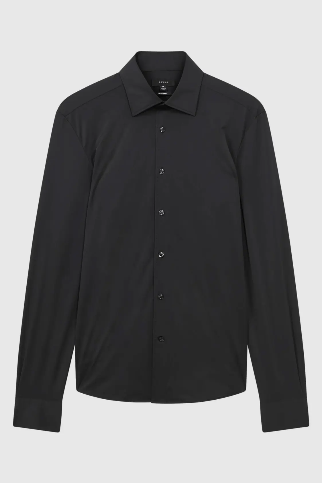 Camisa regular de mezcla de algodón