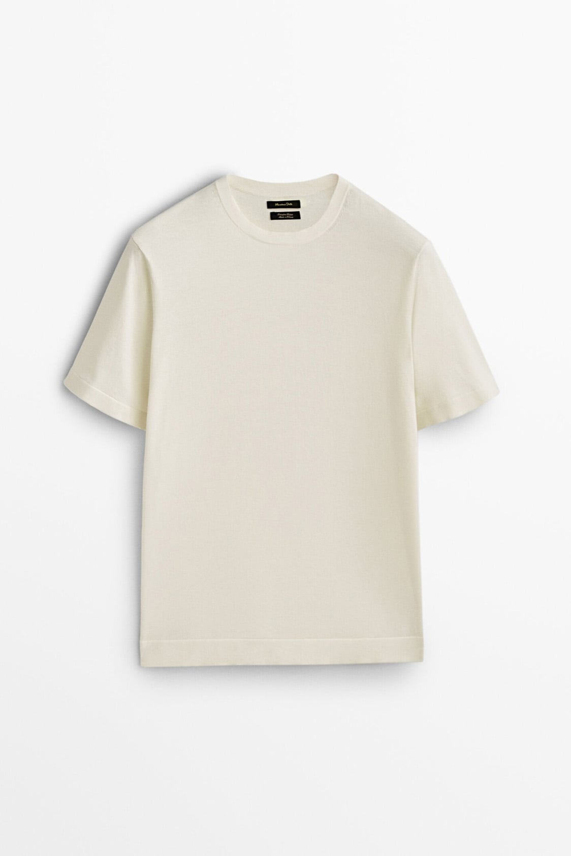 Camiseta de algodón de gramaje medio