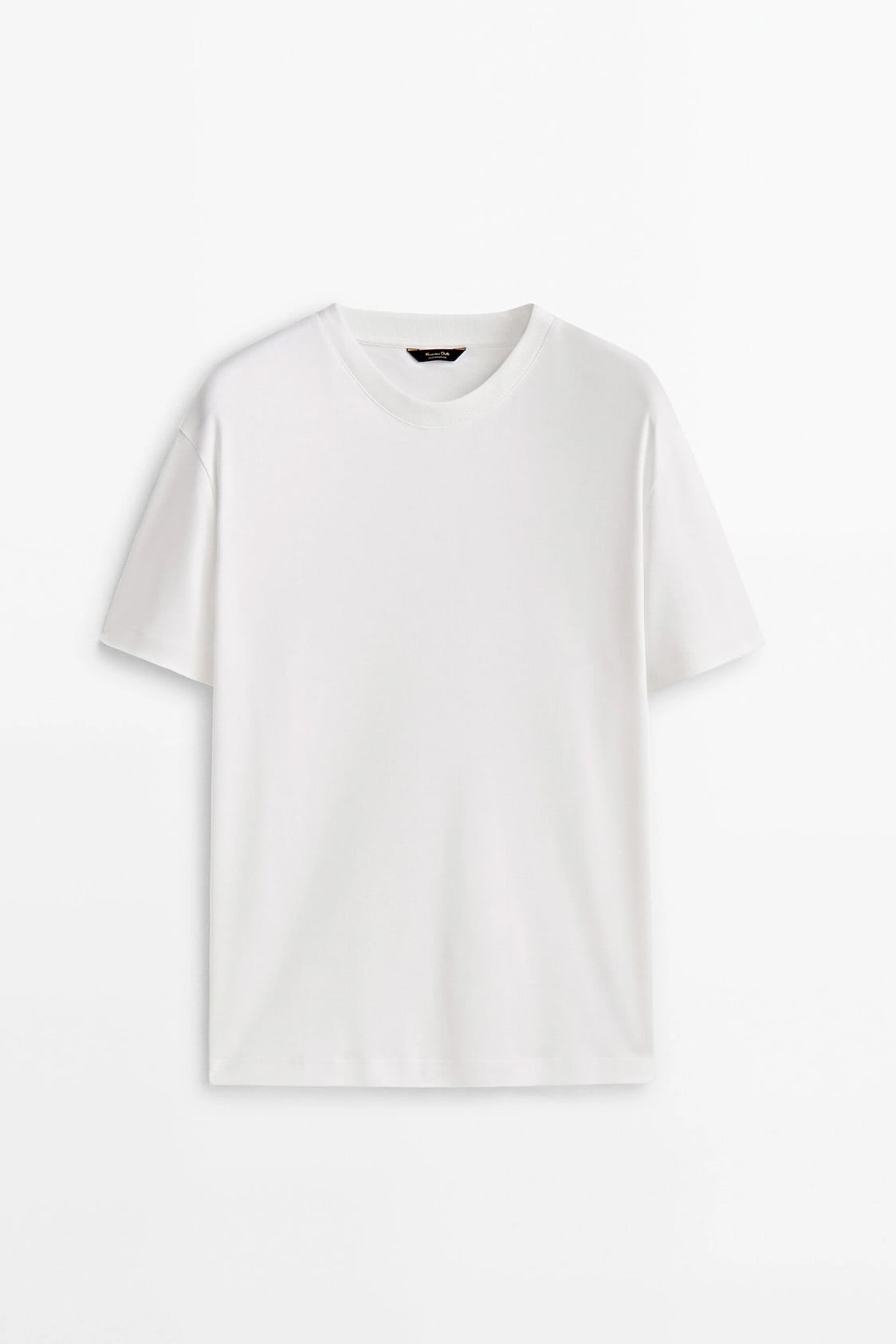 Camiseta de algodón de gramaje medio