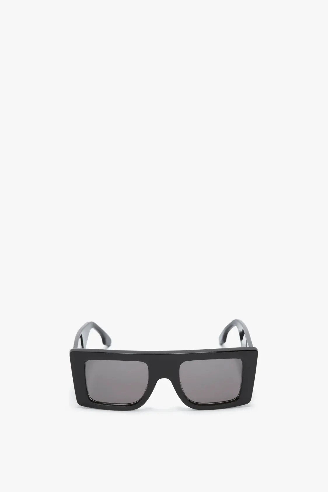 Gafas de sol rectangulares con montura dorada