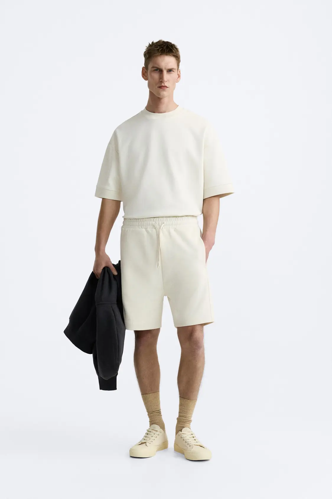Bermudas jogger de algodón